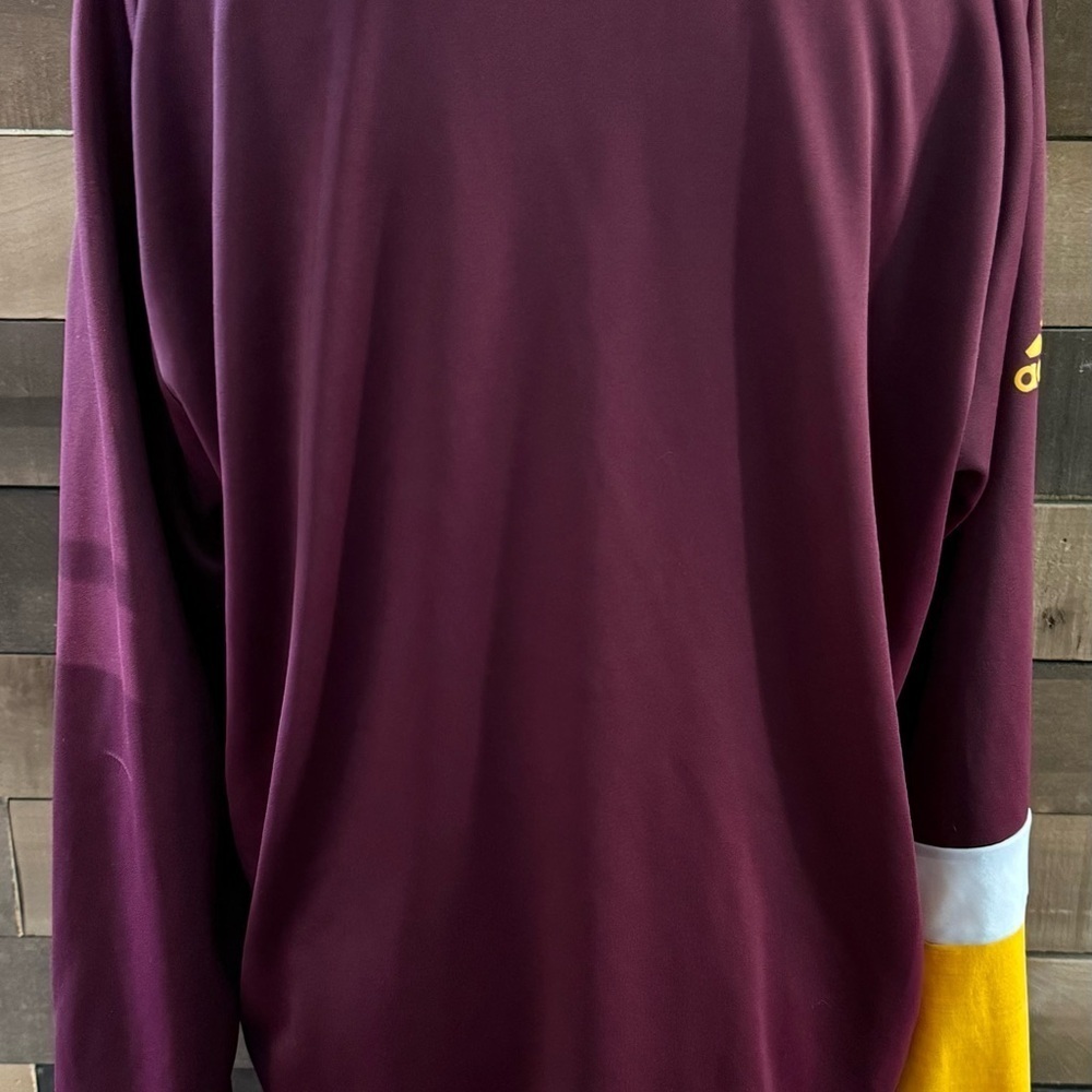 Arizona State Sun Dragons Maroon and Gold Quarter-Zip Pullover - Picture 2 of 8